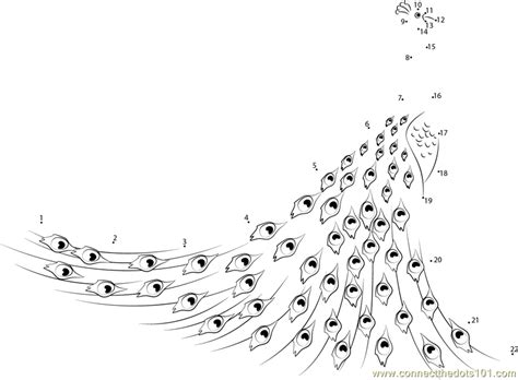 The dot token serves three distinct purposes: Peacock dot to dot printable worksheet - Connect The Dots
