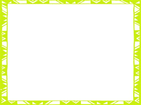 Yellow Green Frame Clip Art At Vector Clip Art