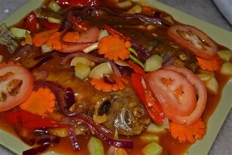 1.1 bahan resepi ikan bawal bakar sambal : teratak ceria: IKAN BAWAL SWEET SOUR