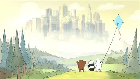 We bare bears, cartoon, representation, text. We Bare Bears Wallpaper 1920x1080 For Iphone 5 In 2019 We ...