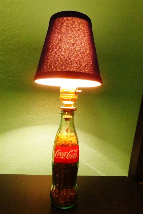 Glass Bottle Coke Lamp I Bought A Lamp Kit At Lowes As