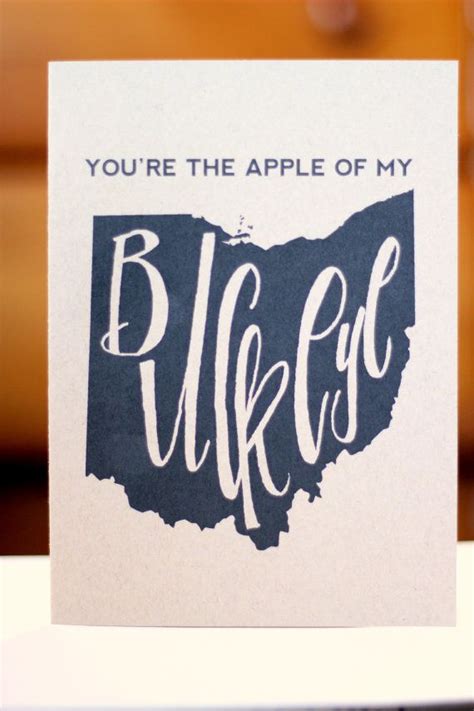 Check spelling or type a new query. Love Greeting Card Ohio Buckeye State Card by FrannyandFranky | Valentine day cards, Greeting ...