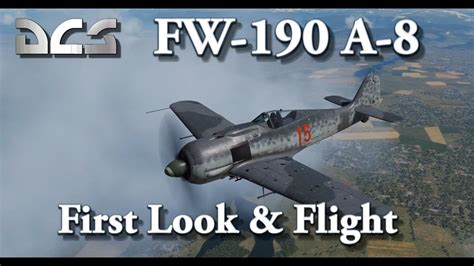Dcs Fw 190 A 8 First Look And Flight Youtube