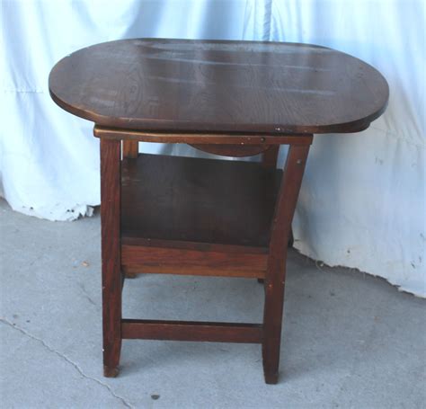Bargain Johns Antiques Antique Oak Combination Chair And Folding Table