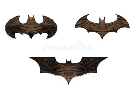 Bat Logo With Mustache Texture Editorial Photo Illustration Of Design