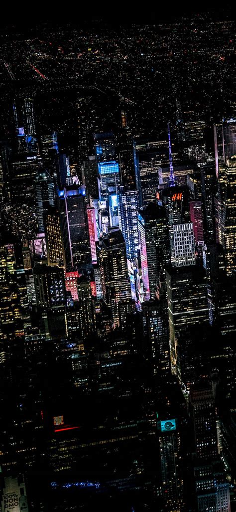 Download City Lights New York Night Iphone Wallpaper