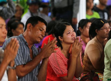 Myanmar cremates some of 31 bodies retrieved in missing ...