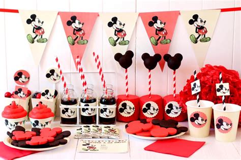 Mickey Mouse Party Ideas For One Year Old Pink