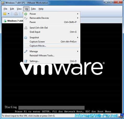 Record The Screen Of A Virtual Machine As A Video With Vmware