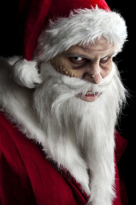 Scary Santa Stock Photo Image Of Conceptual Claus Cosmetics 17297630