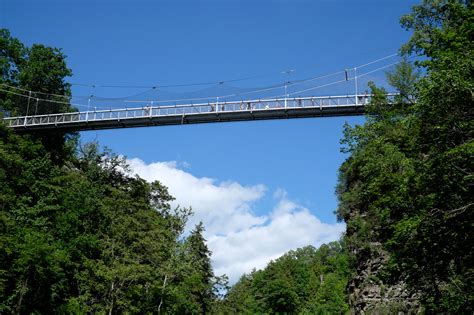 Fall Creek Suspension Bridge Is Best Bridge Walk In New York