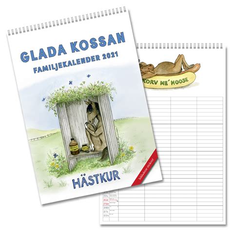 Familjekalender Glada Kossan 2021 Köp Almanacka Online Specialbutik