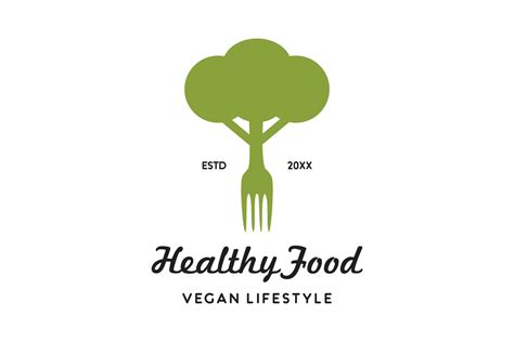 Healthy Food Logo Branding And Logo Templates Creative Market