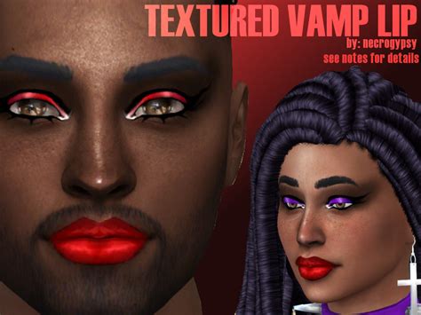Necrogypsys Vampire Lips Textured