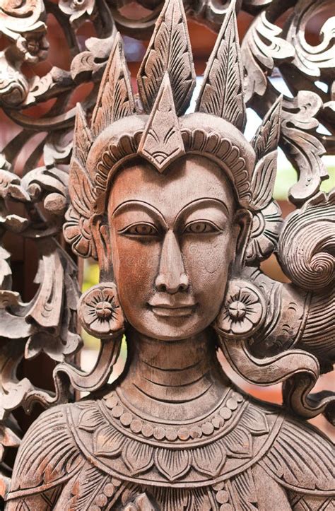 Wooden Carving In Thai Style Stock Image Image Of Carve Texture 22603951