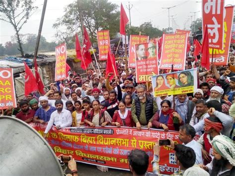 Cpiml March To Bihar Assembly Wins Partial But Significant Resolution On Npr And Nrc Ml Update