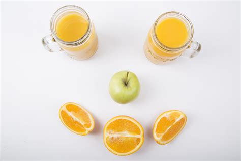 Orange Juice And Apple Juice Free Stock Photo Public Domain Pictures