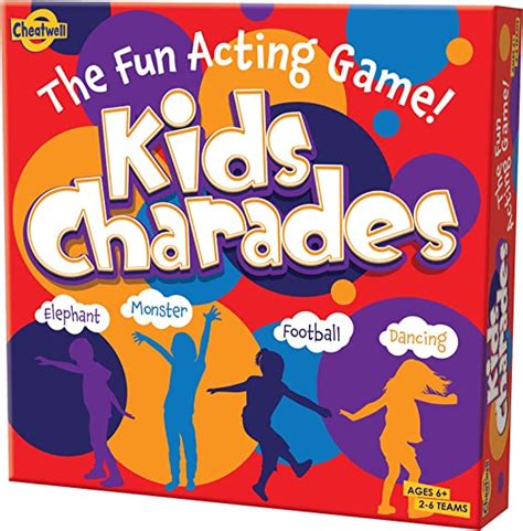 Cheatwell Games Kids Charades Board Game The Classic Game Of Act And