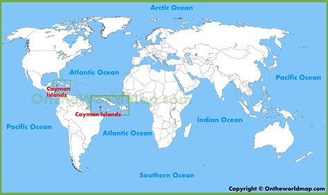 Grand Cayman World Map Map Vector