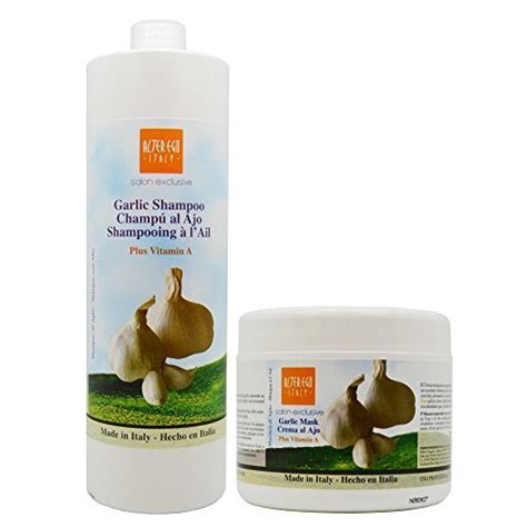 buy ever ego garlic hot oil with garlic 500 ml and alter ego garlic shampoo 1000 ml online at