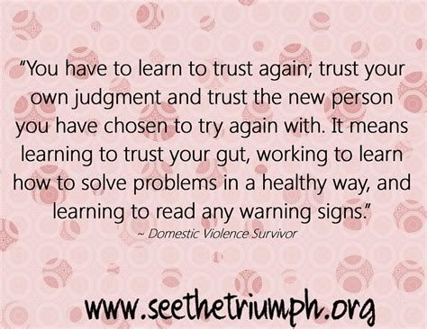 Learning To Trust Again Quotes Quotesgram