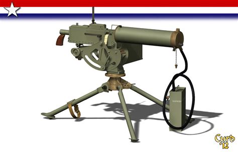 Machine Gun Browning 3d Lwo