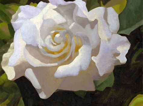 Gardenia Flower Painting