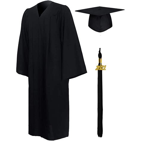 Kleidung And Accessoires Standard Shiny Graduation Cap And Gown With