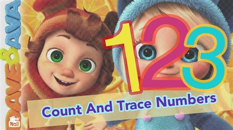 Count And Trace Numbers 1 To 20 With Dave And Ava App Youtube