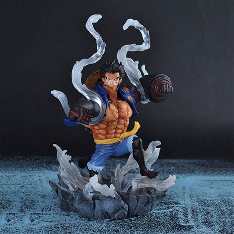 23cm Large Cool Anime One Piece Gear Fourth Monkey D Luffy Pvc Action