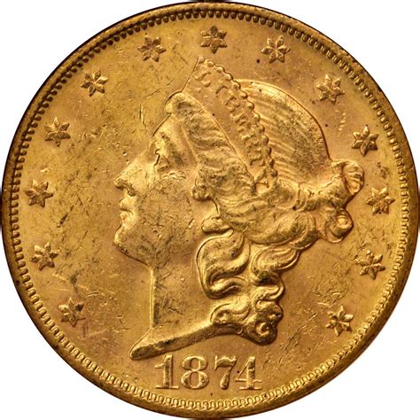Value Of 1874 S 20 Liberty Double Eagle Sell Rare Coins