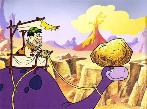The Flintstones Fred At The Rock Quarry Cartoons Stop Motion When
