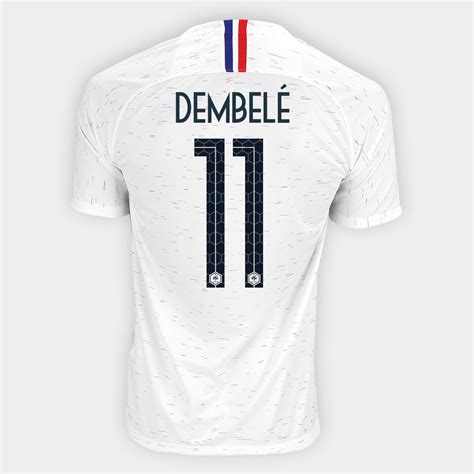 Penha de frança ontem 22:39. Camisa Seleção França Away 2018 n° 11 Dembelé - Torcedor ...
