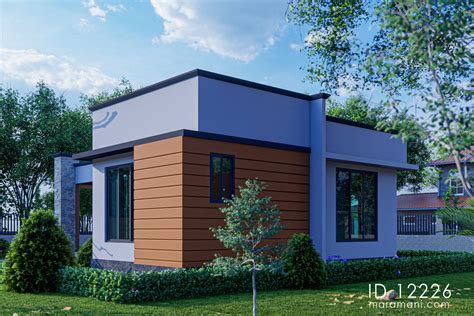 Modern 2 bedroom house plan - ID 12226 - Design by Maramani.com
