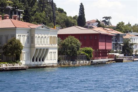 Zarif Mustafa Pasha Seaside Mansion Istanbul Strait Turkey Stock