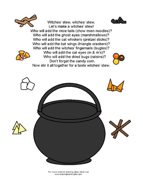 Witches Stew A Fun Activity And Treat For Kids She Brooke