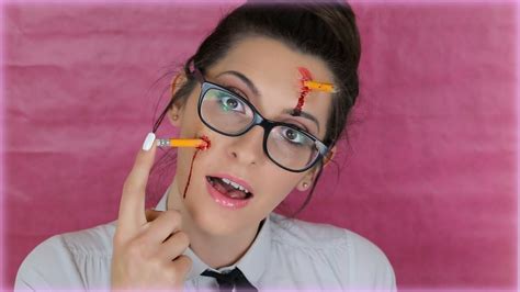 makeup for glasses halloween youtube