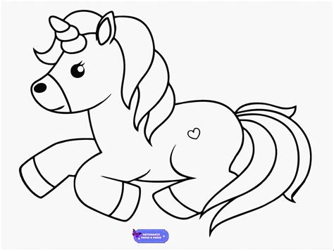 Desenhos Para Pintar Unicornios