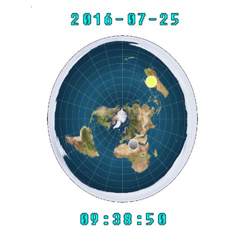 Flat Earth Sunmoon Clockjpappstore For Android