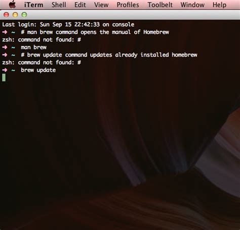 Homebrew Package Manager And Osx