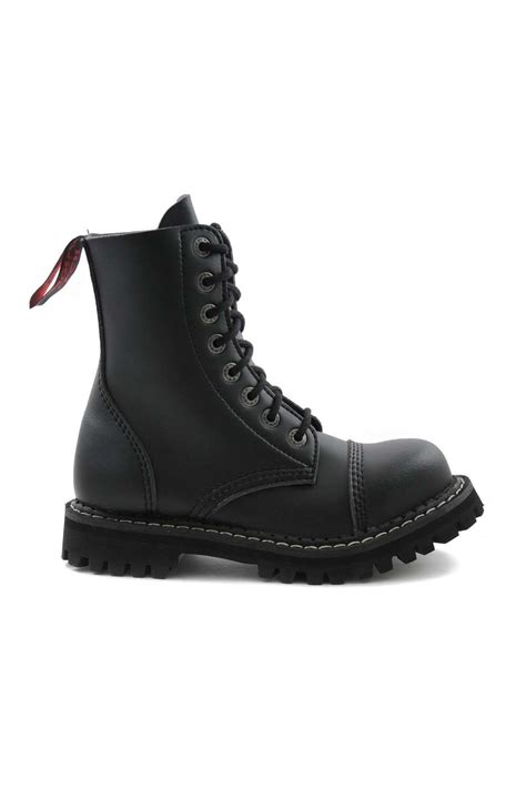 angry itch 8 hole ranger boots vegan dark ages