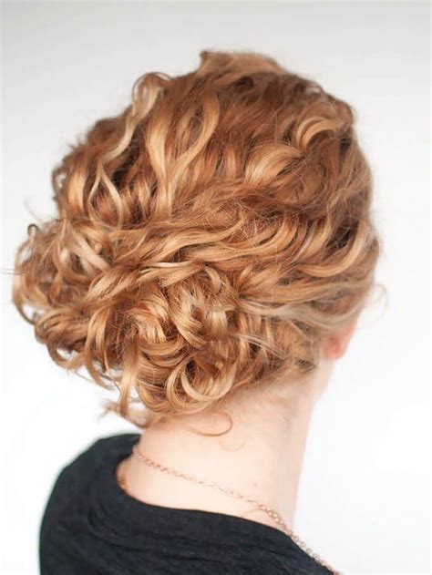 free easy updos for medium curly hair to do yourself trend this years best wedding hair for