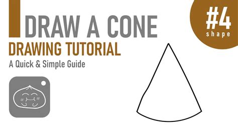 How To Draw A Cone Freehand Youtube