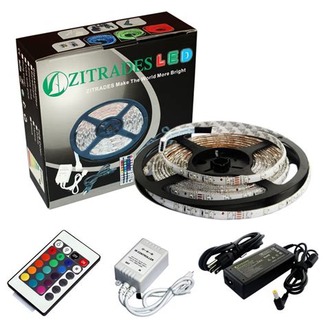 Zitrades 5m 300 Led 3528smd Rgb Color Changing Light Strip Waterproof