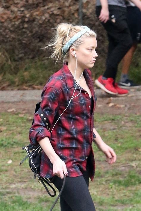 Amber Heard Out For A Hike With Her Dog In Los Feliz California 21