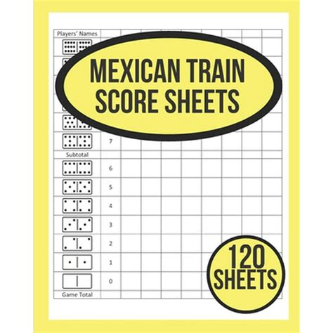 Mexican Train Score Sheet Printable