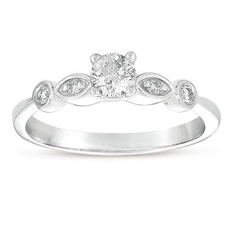 10% off + free jewelry gift! Shop 14k White Gold 3/8ct TDW Diamond Promise Ring (G-I, I1-I2) - Free Shipping Today ...