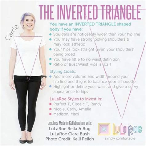 If you have an inverted triangle shape, keep reading to learn tips for styling inverted triangle outfits, including the best types of dresses for people with. Pin by LuLaRoe Mackenzie Bannister on Styling Tips ...