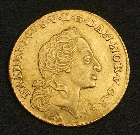 King christian vii of denmark and norway princess louise of denmark hereditary prince frederick of denmark. Denmark, Frederick V. 12 Mark (Ducat Courant) Gold coin of ...