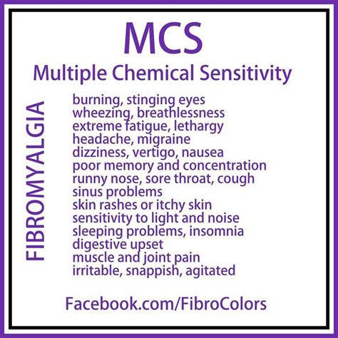 Mcs Multiple Chemical Sensitivity This Is One Of The Hardest Things To